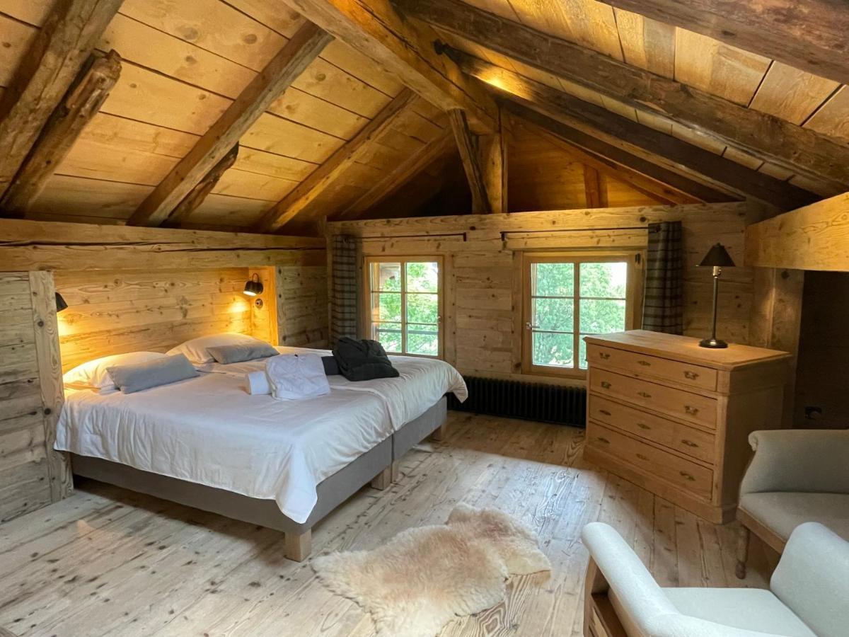 Alpen Charme - Chalet D'Hotes Et Spa Gsteig Esterno foto