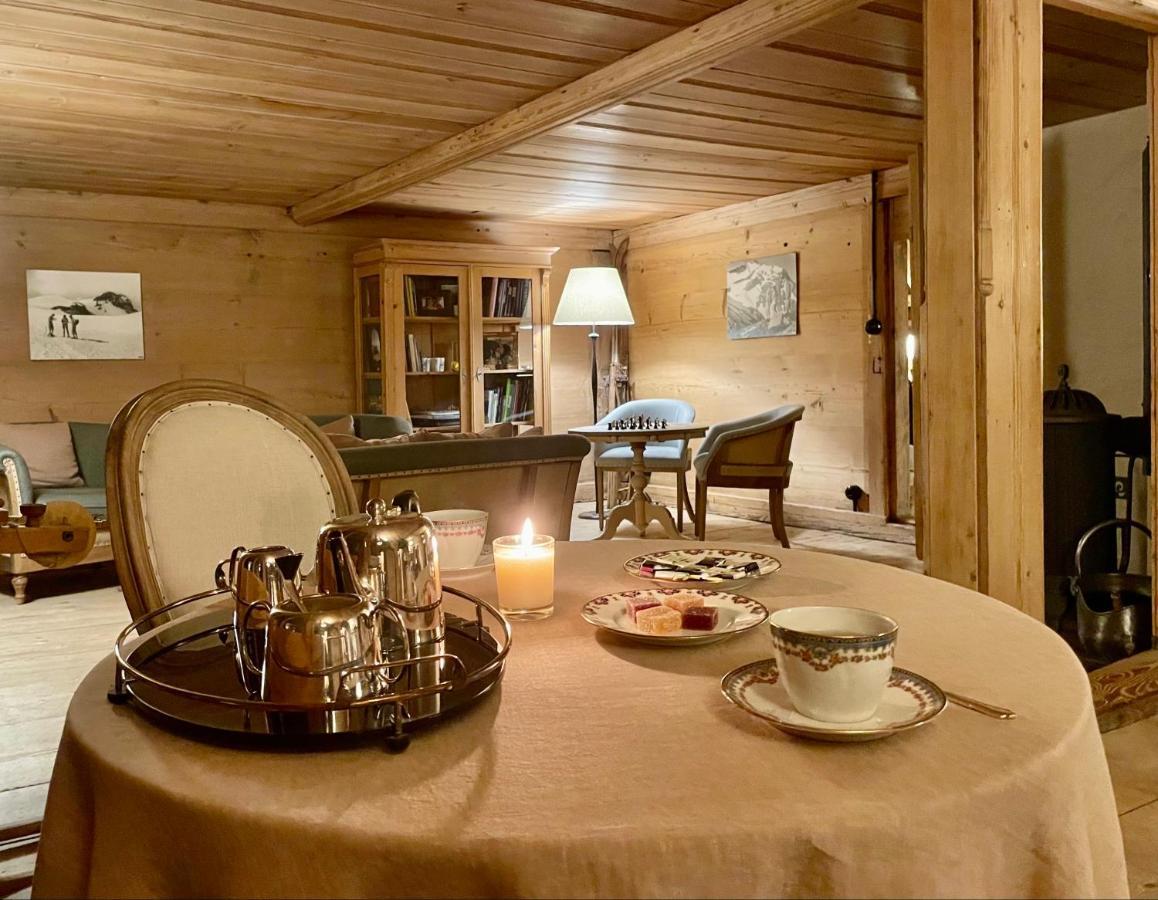 Alpen Charme - Chalet D'Hotes Et Spa Gsteig Esterno foto