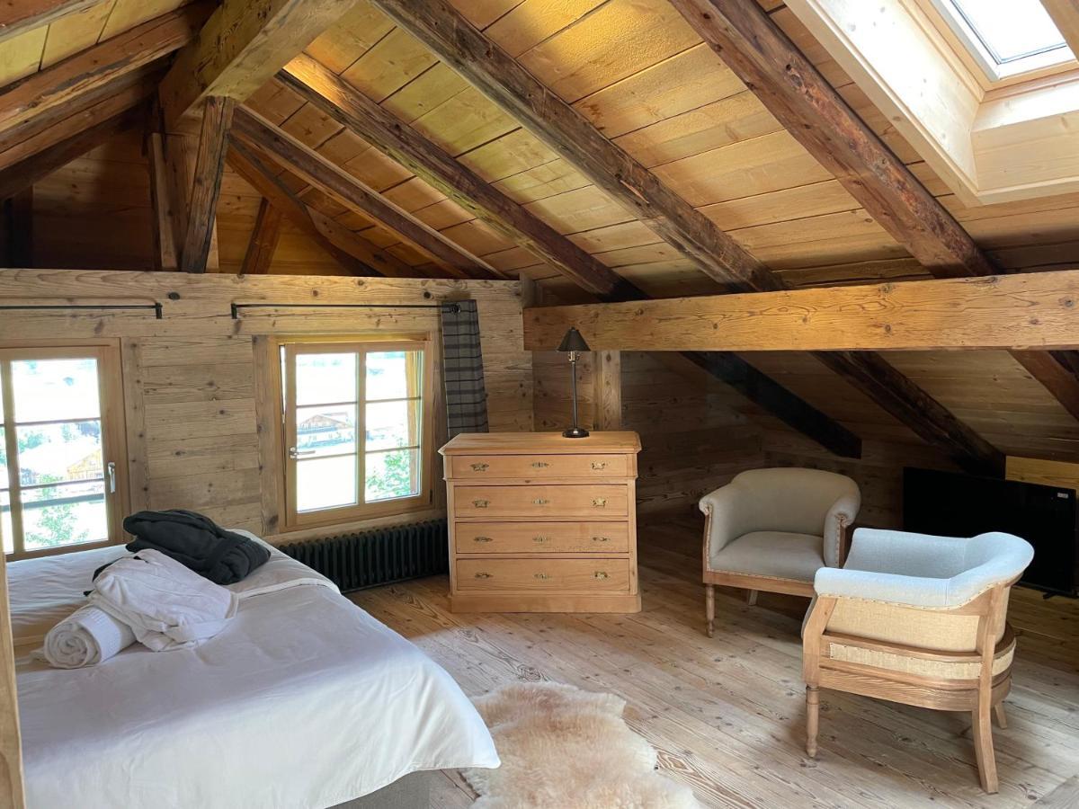 Alpen Charme - Chalet D'Hotes Et Spa Gsteig Esterno foto