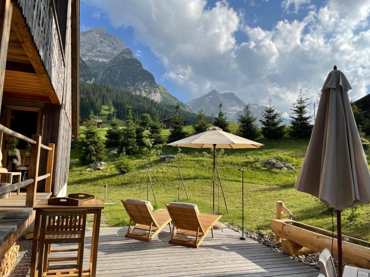 Alpen Charme - Chalet D'Hotes Et Spa Gsteig Esterno foto