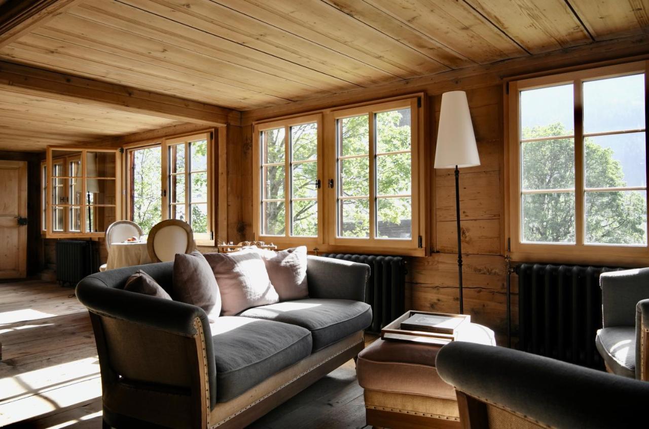 Alpen Charme - Chalet D'Hotes Et Spa Gsteig Esterno foto